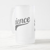 科学 – 真の信者 フロストグラスビールジョッキ (正面左)