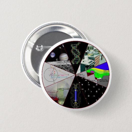 科学 缶バッジ (正面&裏面)