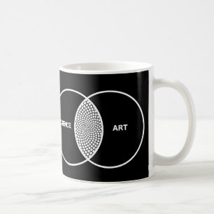 科学/芸術のVennの図表 コーヒーマグカップ