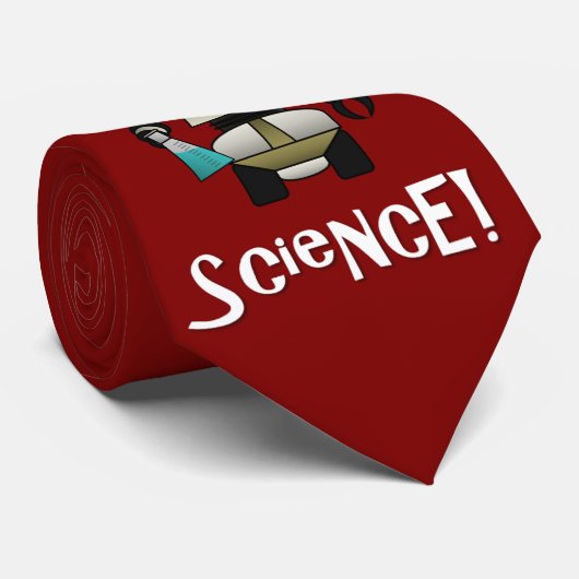 科学! 赤のタイ ネクタイ (ロール)