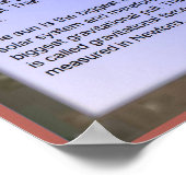 科学、重力 ポスター (角)