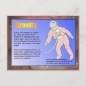 科学, 重力 ポストカード (正面)