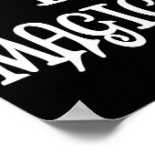 科学 – 魔法だ実在が ポスター (角)