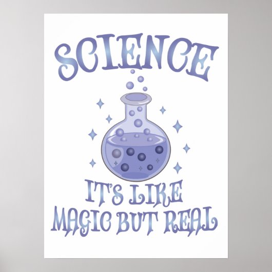 科学 – 魔法だ実在が ポスター (正面)