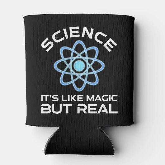 科学 – 魔法だ実在が 缶クーラー (裏面)