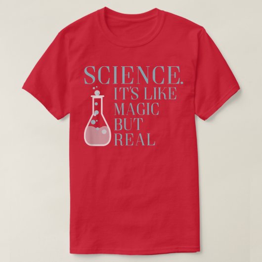 科学、魔法など Tシャツ (デザイン正面)