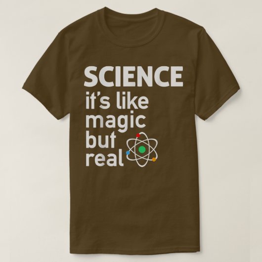 科学 – 魔法に似ているがRealScience 1804 Tシャツ (デザイン正面)