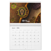 科学#3の芸術 カレンダー (3月 2026)