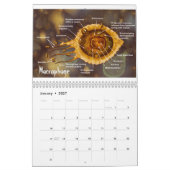 科学#3の芸術 カレンダー (1月 2027)