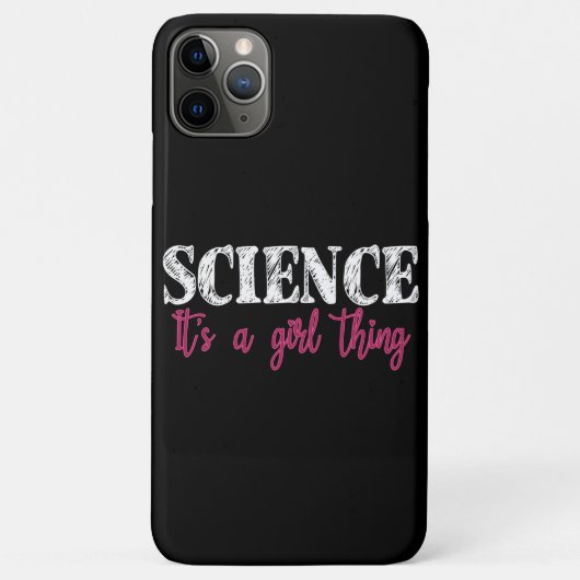 科学 – It's a Girl Thing Case-Mate iPhoneケース (裏面)