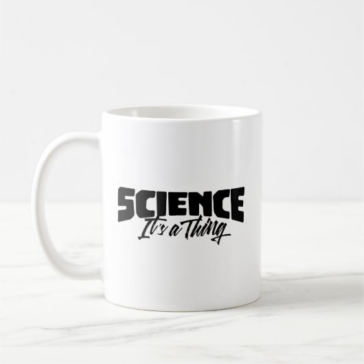 科学(It's a Thing) コーヒーマグカップ (左)