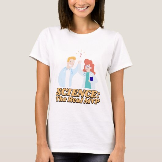科学: MVPステムゲ実在ーム(MVP) Tシャツ (正面)