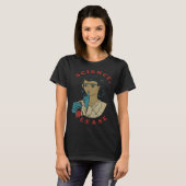 科学Please Poster女性科学者Science Pu Tシャツ (正面フル)