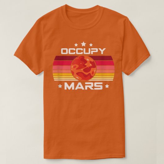 科学Stem占有火星Stem学生アパレル22 Tシャツ (デザイン正面)