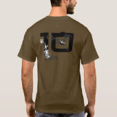 秒読み10 Tシャツ (裏面)