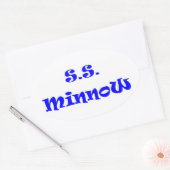 秒 楕円形シール (封筒)