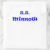 秒 楕円形シール (バッグ)