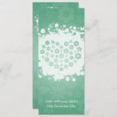 秘モダン密の庭 招待状 (正面/裏面)