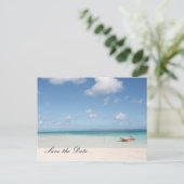 秘境の島 – 日付を保存 案内ポストカード (スタンド正面)