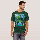 秘宝の翡翠玉座の寺城 Tシャツ (正面フル)