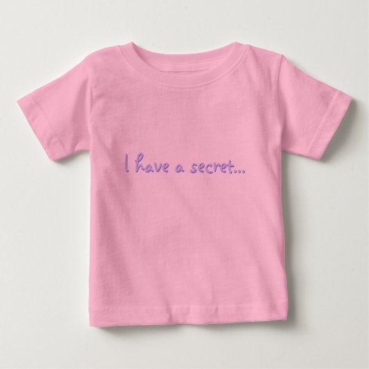 秘密がある… ベビーTシャツ (正面)