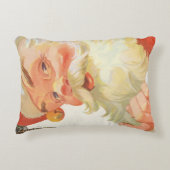 秘密すてきのクリスマスサンタクロース アクセントクッション (正面)