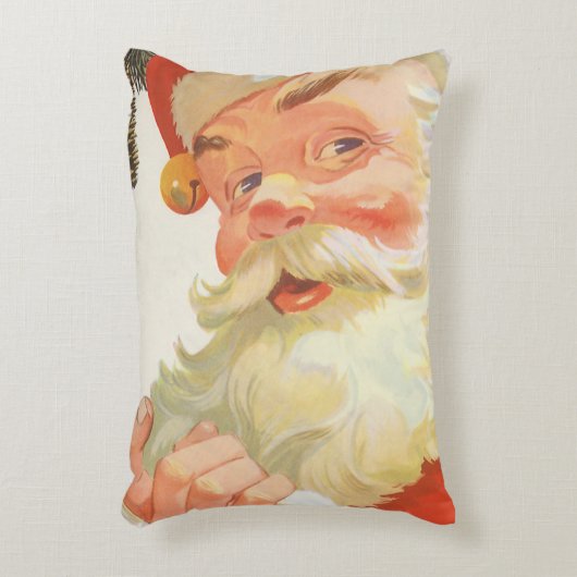 秘密すてきのクリスマスサンタクロース アクセントクッション (正面(垂直))
