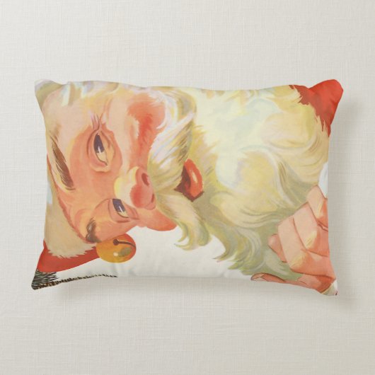 秘密すてきのクリスマスサンタクロース アクセントクッション (裏面)