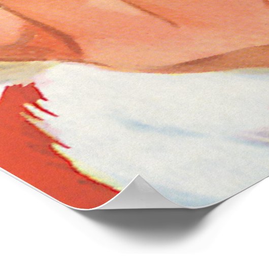 秘密すてきのクリスマスサンタクロース ポスター (角)