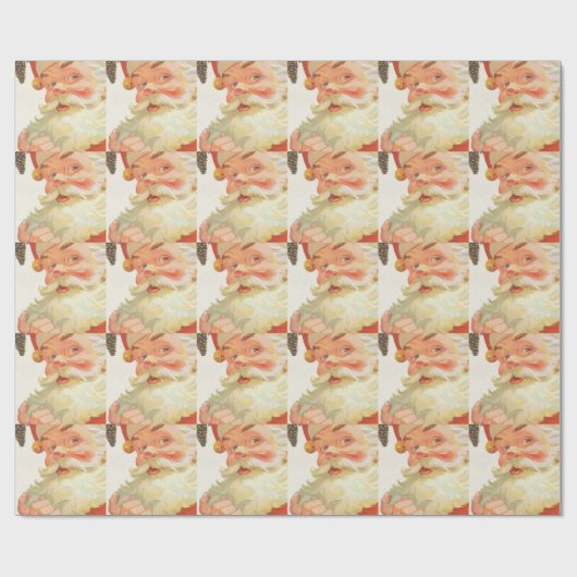 秘密すてきのクリスマスサンタクロース ラッピングペーパー (フラット)