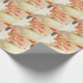 秘密すてきのクリスマスサンタクロース ラッピングペーパー (角)