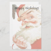 秘密すてきのクリスマスサンタクロース 便箋 (正面/裏面)