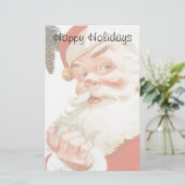 秘密すてきのクリスマスサンタクロース 便箋 (スタンド正面)