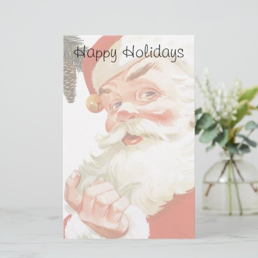 秘密すてきのクリスマスサンタクロース 便箋 (スタンド正面)