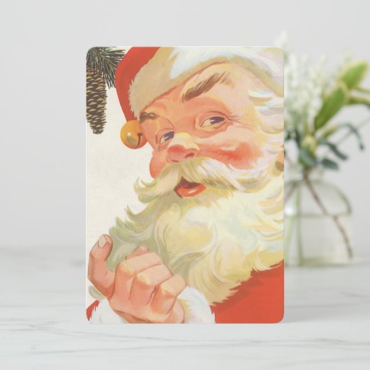 秘密すてきのクリスマスサンタクロース 招待状 (スタンド正面)