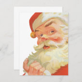 秘密すてきのクリスマスサンタクロース 招待状 (正面/裏面)