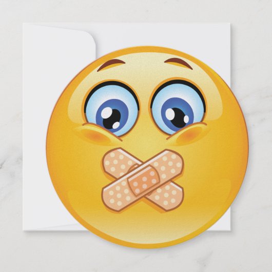 秘密にしよう！サプライズパーティーの招待状 招待状 (正面)