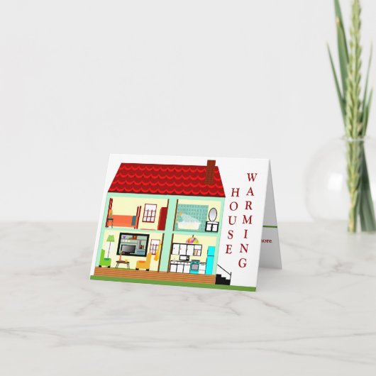 秘密に家の暖まること 招待状 (正面)