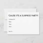 秘密に 招待状 (裏面)