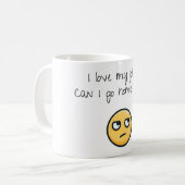 秘密のおもしろいサンタギフト – Mag コーヒーマグカップ (正面左)