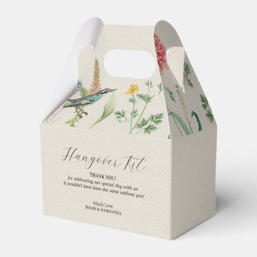 秘密のお洒落庭の野草 フェイバーボックス (裏面サイド)