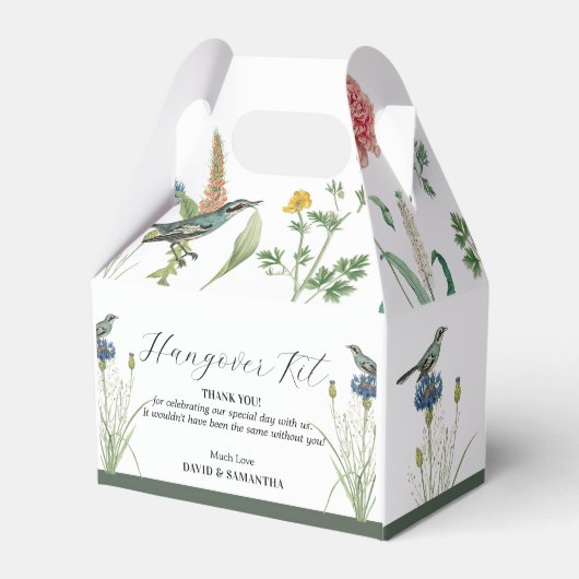 秘密のお洒落庭の野草 フェイバーボックス (裏面サイド)