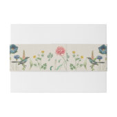 秘密のお洒落庭の野草 招待状ベリーバンド (裏面例)