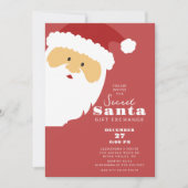 秘密のすてきサンタクリスマスパーティー 招待状 (正面)