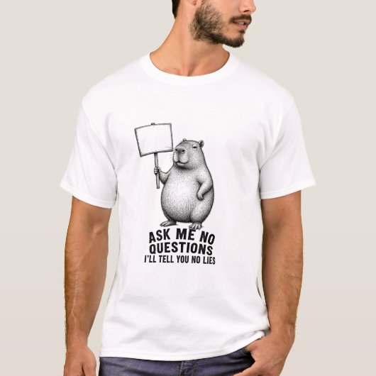 秘密のカピバラ Tシャツ (正面)