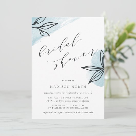 秘密のガーデンブライダルシャワー招待 招待状 (スタンド正面)