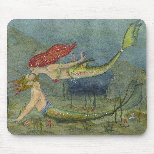 秘密のキスのマウスパッド マウスパッド (正面)