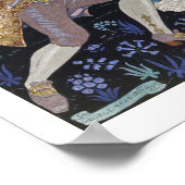 秘密のキス、「フェテス・ガランテス」のイラストレーション ポスター (角)