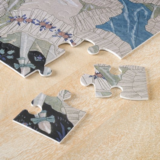 秘密のキス、「祝日Galantes」のためのイラストレーション ジグソーパズル (側面)