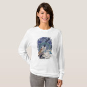 秘密のキス、「祝日Galantes」のためのイラストレーション Tシャツ (正面フル)